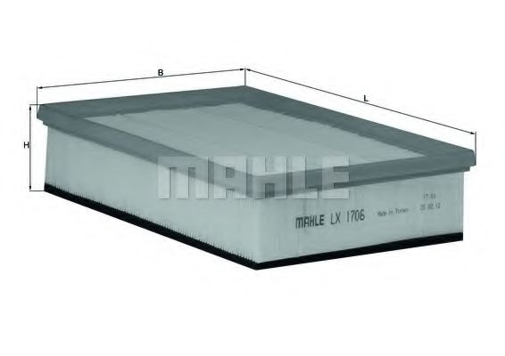 Воздушный фильтр KNECHT/MAHLE LX 1706