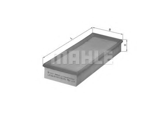 Воздушный фильтр KNECHT/MAHLE LX 106