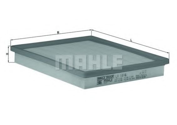 Воздушный фильтр KNECHT/MAHLE LX 1816