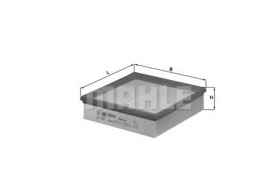 Воздушный фильтр KNECHT/MAHLE LX 220