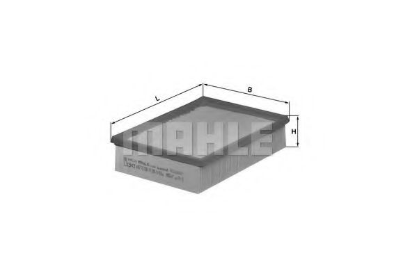Воздушный фильтр KNECHT/MAHLE LX 343