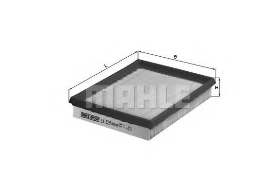 Воздушный фильтр KNECHT/MAHLE LX 523