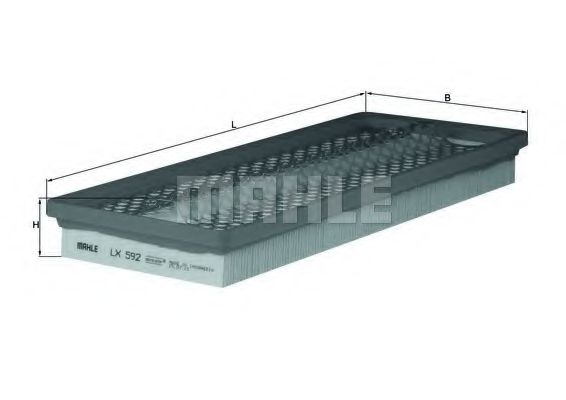 Воздушный фильтр KNECHT/MAHLE LX 592