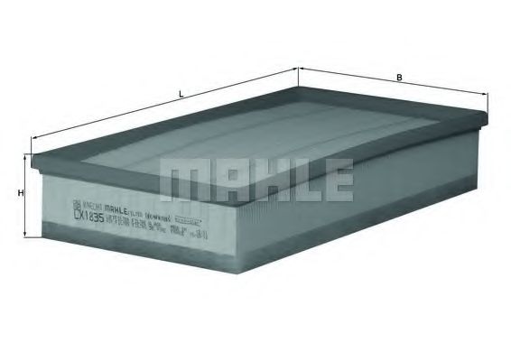 Воздушный фильтр KNECHT/MAHLE LX 1835