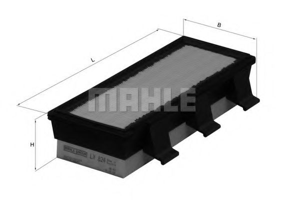 Воздушный фильтр KNECHT/MAHLE LX 824