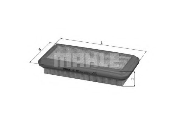 Воздушный фильтр KNECHT/MAHLE LX 863