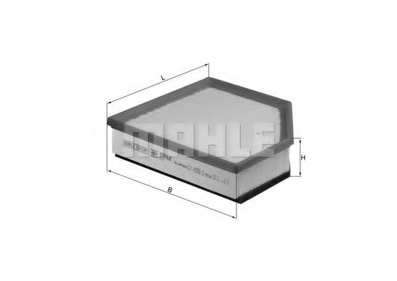 Воздушный фильтр KNECHT/MAHLE LX 1593/2