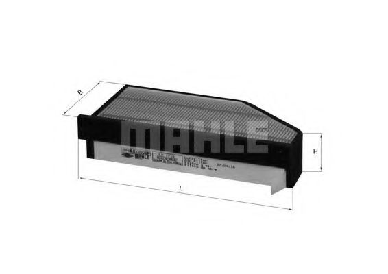 Воздушный фильтр KNECHT/MAHLE LX 1710