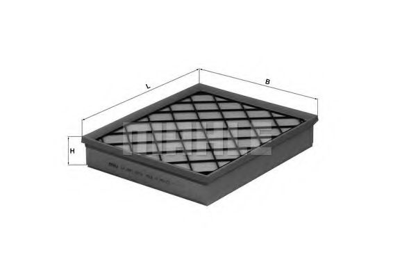 Воздушный фильтр KNECHT/MAHLE LX 2641