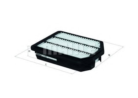 Воздушный фильтр KNECHT/MAHLE LX 2687