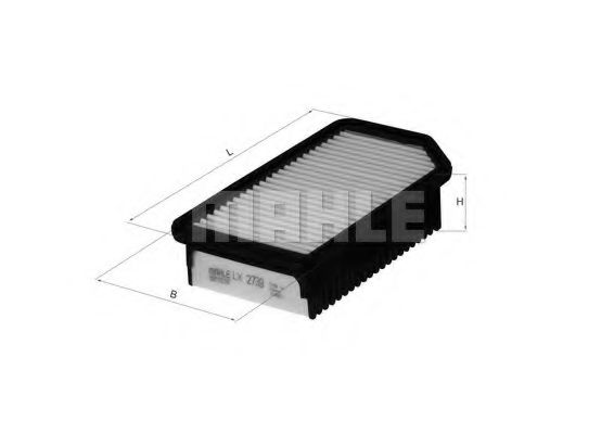 Воздушный фильтр KNECHT/MAHLE LX 2739
