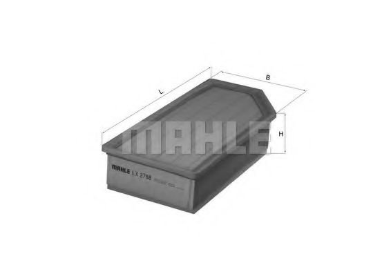 Воздушный фильтр KNECHT/MAHLE LX 2788