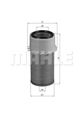 Воздушный фильтр KNECHT/MAHLE LX 16