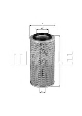 Воздушный фильтр KNECHT/MAHLE LX 83