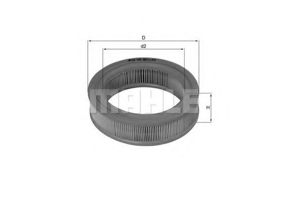 Воздушный фильтр KNECHT/MAHLE LX 144