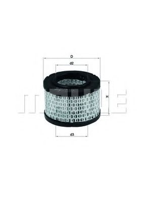Воздушный фильтр KNECHT/MAHLE LX 191