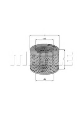 Воздушный фильтр KNECHT/MAHLE LX 192