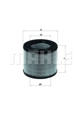 Воздушный фильтр KNECHT/MAHLE LX 194