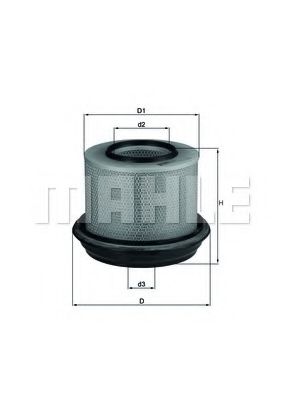 Воздушный фильтр KNECHT/MAHLE LX 263