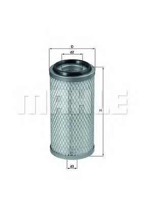 Воздушный фильтр KNECHT/MAHLE LX 272