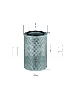 Воздушный фильтр KNECHT/MAHLE LX 345