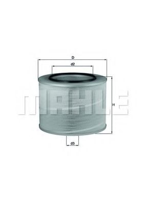 Воздушный фильтр KNECHT/MAHLE LX 506