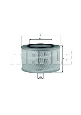 Воздушный фильтр KNECHT/MAHLE LX 507