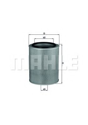 Воздушный фильтр KNECHT/MAHLE LX 531