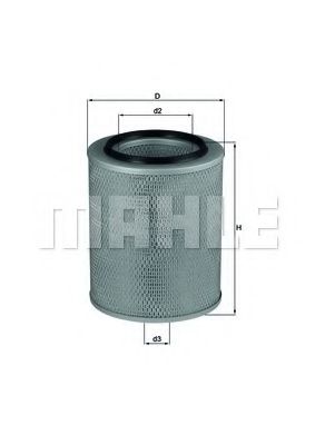 Воздушный фильтр KNECHT/MAHLE LX 562