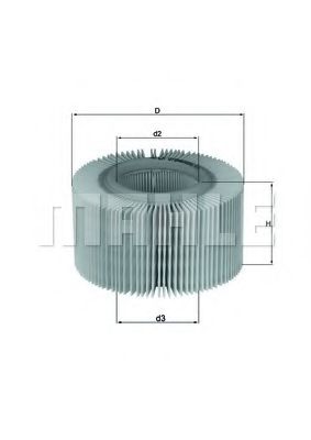 Воздушный фильтр KNECHT/MAHLE LX 578