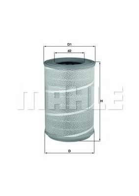 Воздушный фильтр KNECHT/MAHLE LX 604/1
