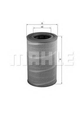 Воздушный фильтр KNECHT/MAHLE LX 612