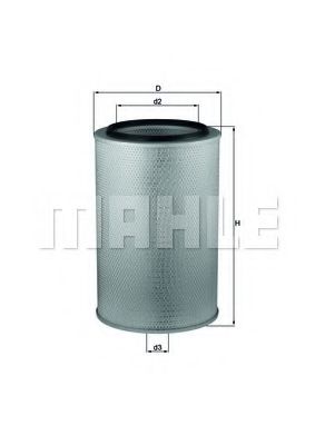 Воздушный фильтр KNECHT/MAHLE LX 626