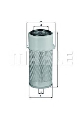 Воздушный фильтр KNECHT/MAHLE LX 649