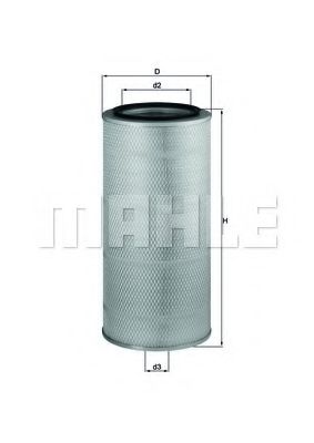 Воздушный фильтр KNECHT/MAHLE LX 657