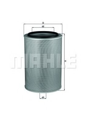 Воздушный фильтр KNECHT/MAHLE LX 674