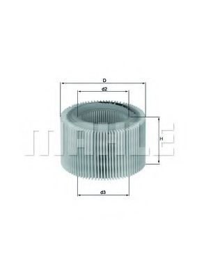 Воздушный фильтр KNECHT/MAHLE LX 718
