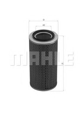 Воздушный фильтр KNECHT/MAHLE LX 748