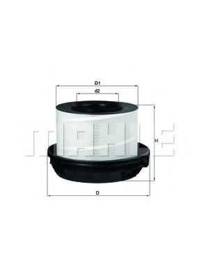 Воздушный фильтр KNECHT/MAHLE LX 814/1