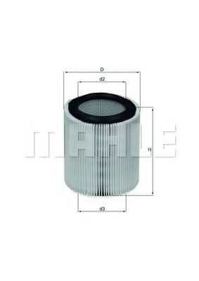 Воздушный фильтр KNECHT/MAHLE LX 898
