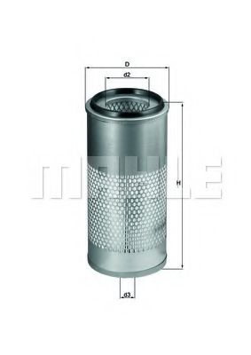 Воздушный фильтр KNECHT/MAHLE LX 952
