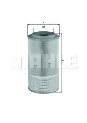 Воздушный фильтр KNECHT/MAHLE LX 1024