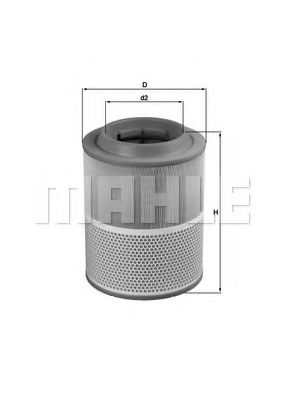 Воздушный фильтр KNECHT/MAHLE LX 1072