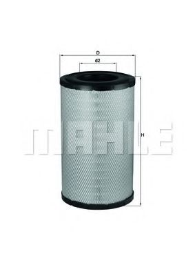 Воздушный фильтр KNECHT/MAHLE LX 1243