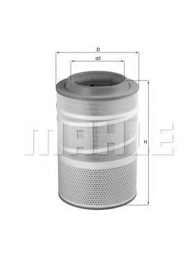 Воздушный фильтр KNECHT/MAHLE LX 1278