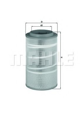 Воздушный фильтр KNECHT/MAHLE LX 1457