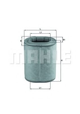 Воздушный фильтр KNECHT/MAHLE LX 1460
