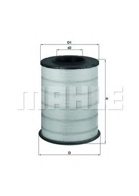 Воздушный фильтр KNECHT/MAHLE LX 1587