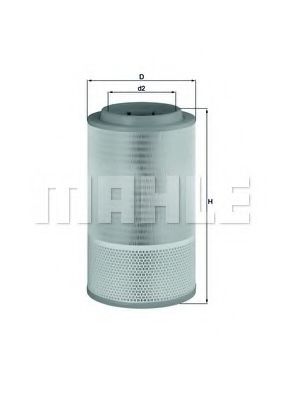 Воздушный фильтр KNECHT/MAHLE LX 1627
