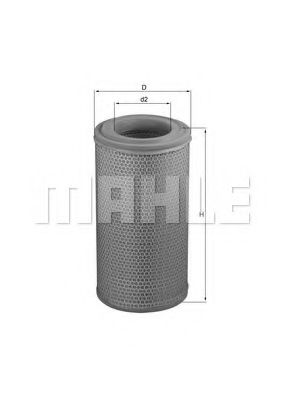 Воздушный фильтр KNECHT/MAHLE LX 1629